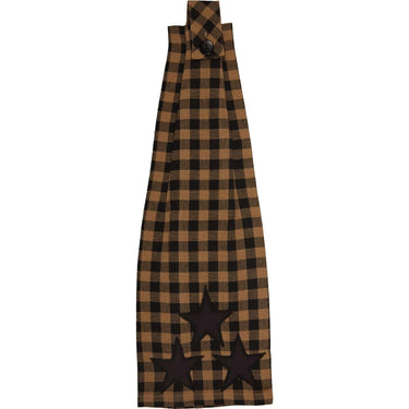 Black Star Button Loop Kitchen Towel VHC Brands - The Fox Decor
